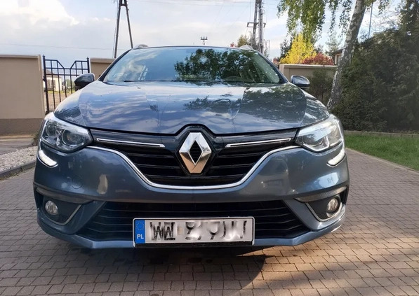 Renault Megane cena 32926 przebieg: 147000, rok produkcji 2018 z Gąbin małe 211